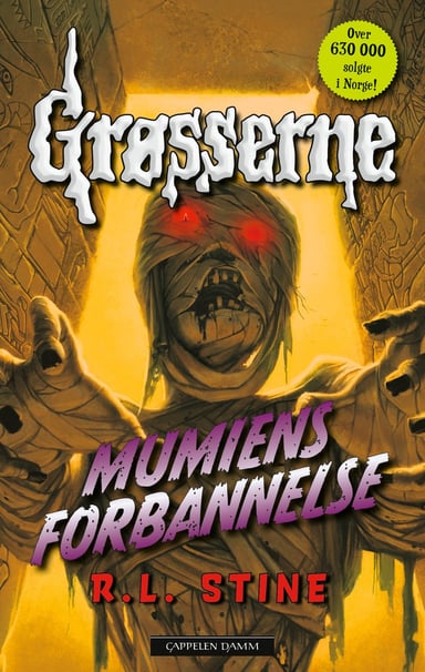 Omslag av "Grøsserne - Mumiens forbannelse"