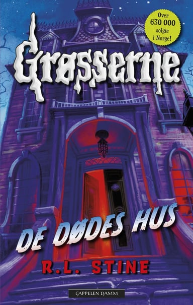 Omslag av "Grøsserne – De dødes hus"