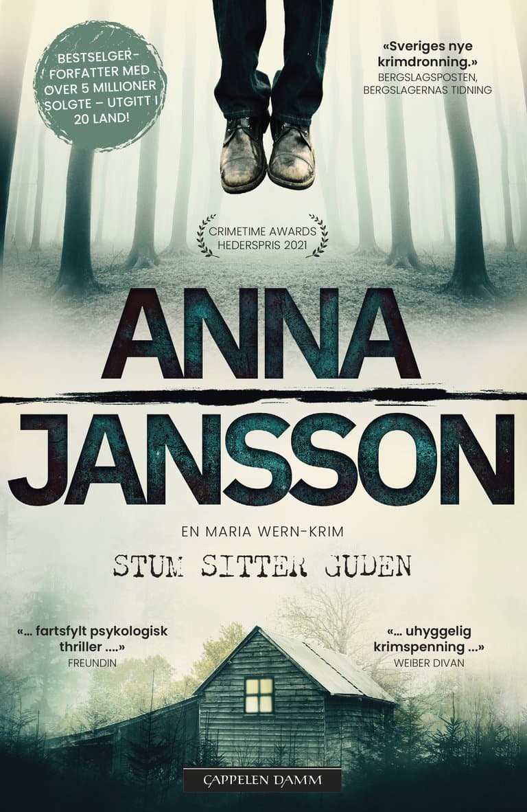 Omslag Stum sitter guden av Anna Jansson (Heftet)