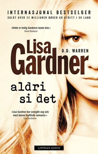 Omslag av "Aldri si det"