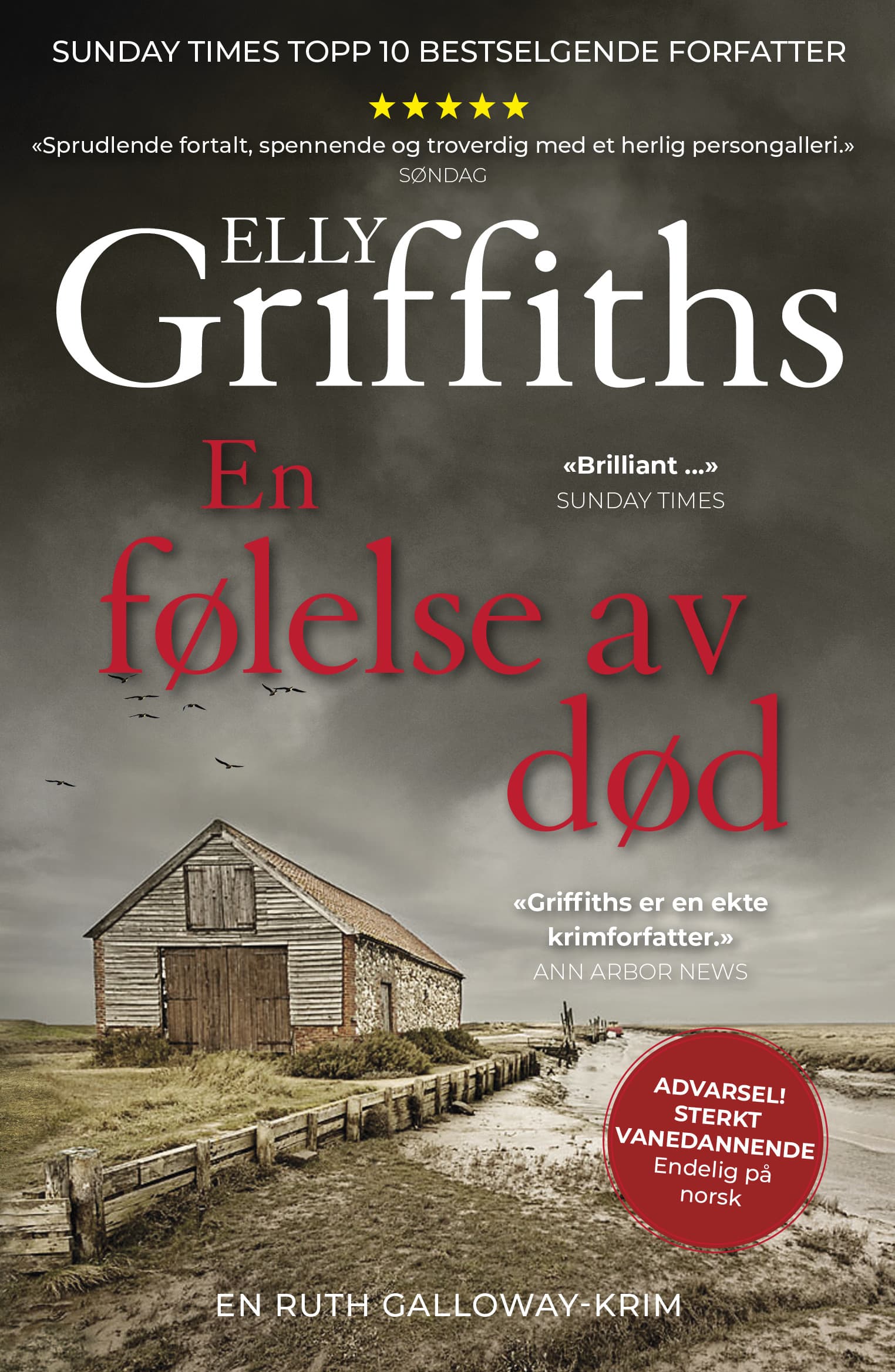 Omslag En følelse av død av Elly Griffiths (Ebok)
