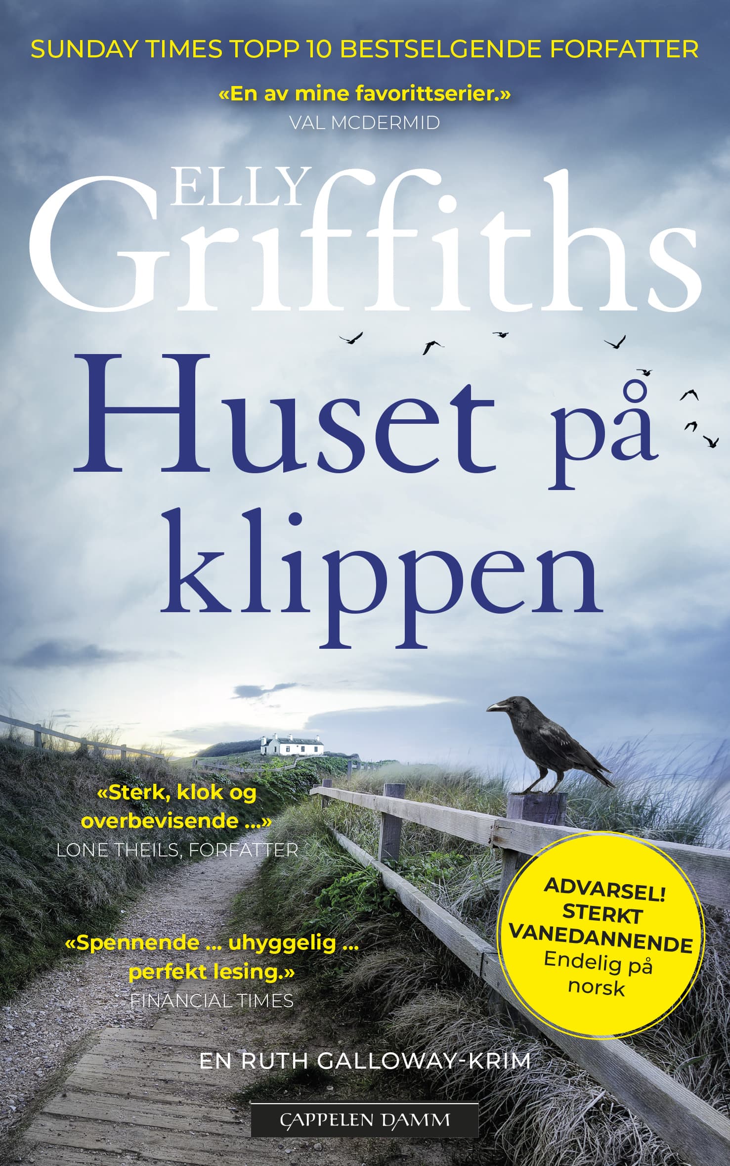 Omslag Huset på klippen av Griffiths, Elly (Heftet)