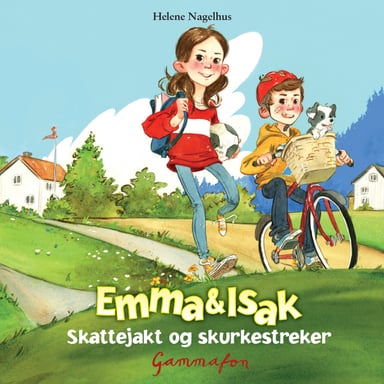 Omslag av "Emma og Isak - Skattejakt og skurkestreker"