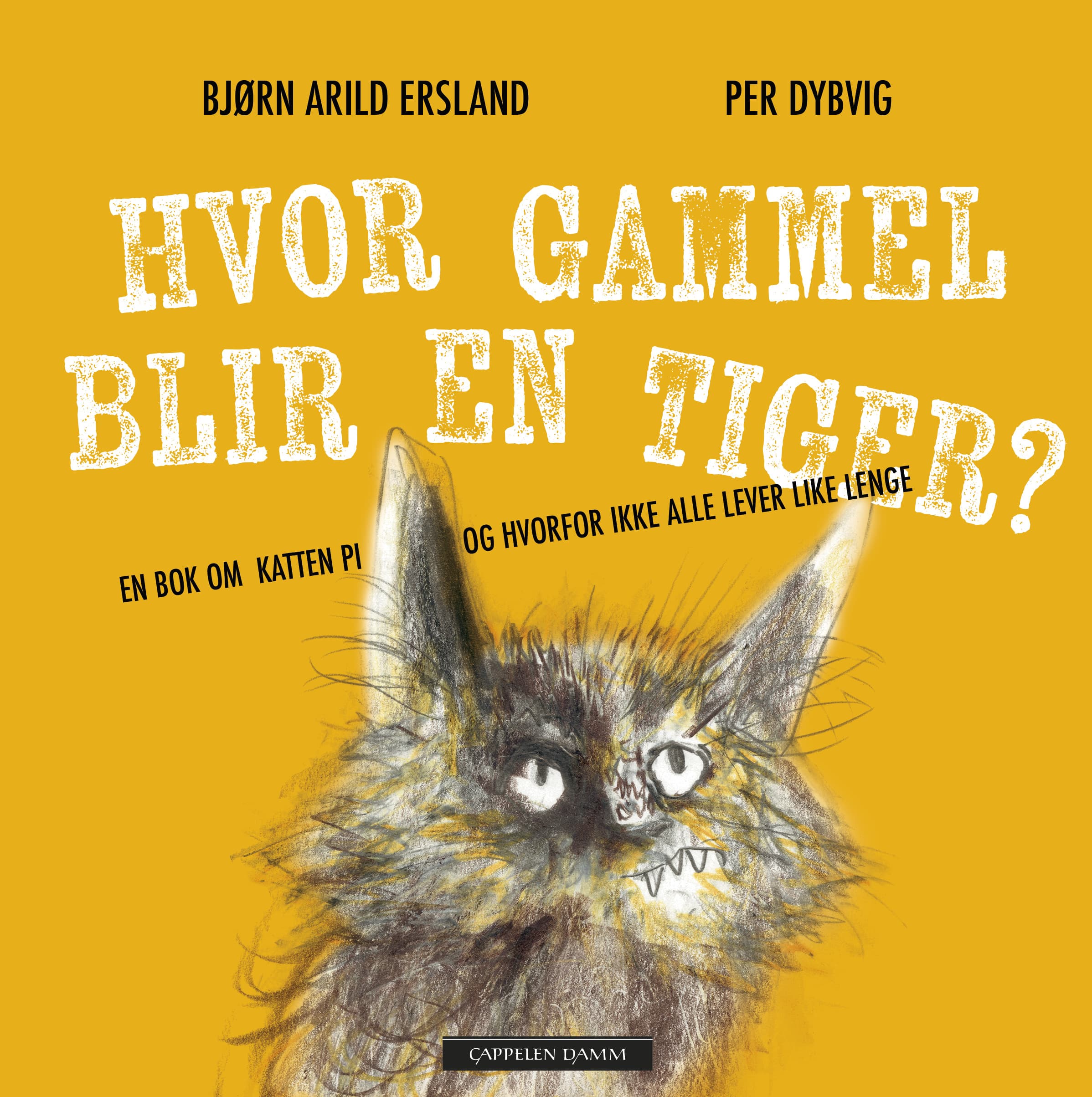 Omslag Hvor gammel blir en tiger? av Bjørn Arild Ersland (Innbundet)