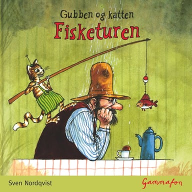 Omslag av "Gubben og katten - Fisketuren"