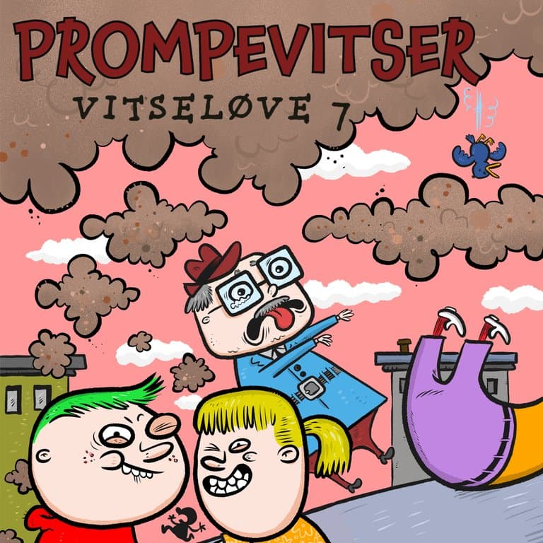 Omslag Vitseløve 7 - Prompevitser av Flere (Lydbok)