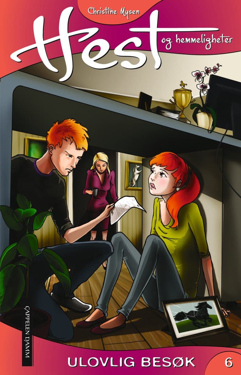 Omslag Hest og hemmeligheter 6: Ulovlig besøk av Christine Mysen (Ebok)