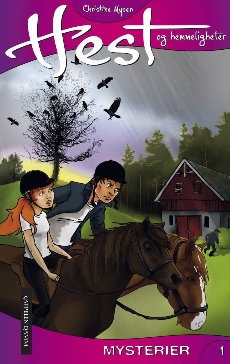Omslag Hest og hemmeligheter 1: Mysterier av Christine Mysen (Ebok)