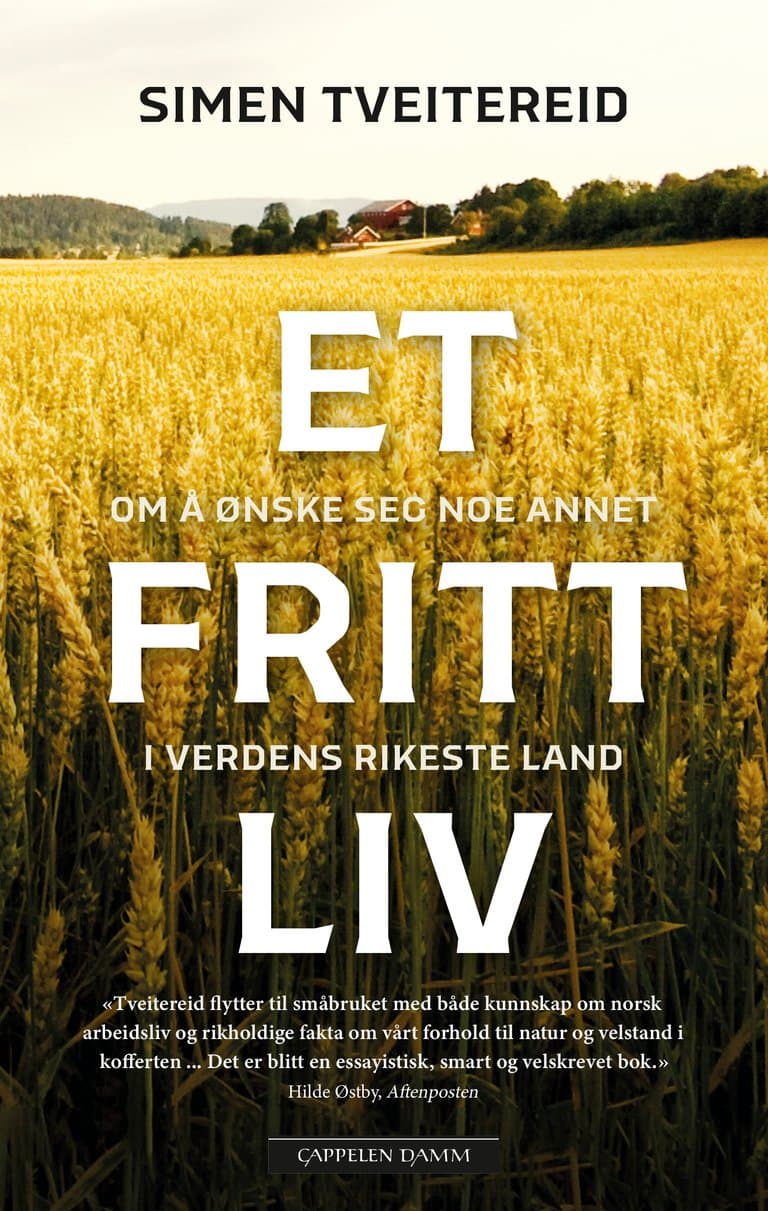Omslag Et fritt liv av Simen Tveitereid (Innbundet)