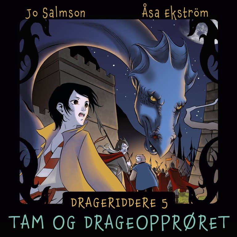 Omslag Tam og drageopprøret av Jo Salmson (Lydbok)