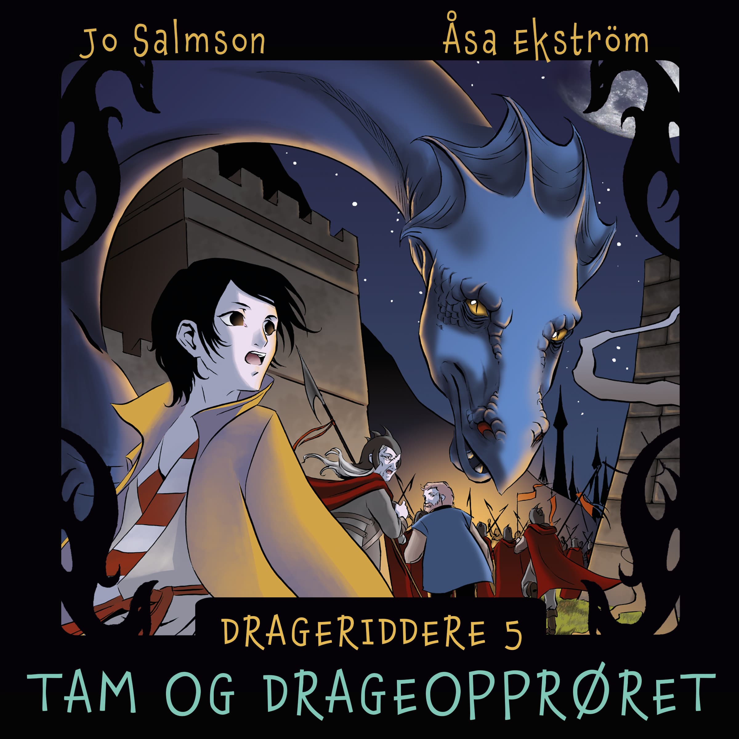 Omslag Tam og drageopprøret av Jo Salmson (Lydbok)