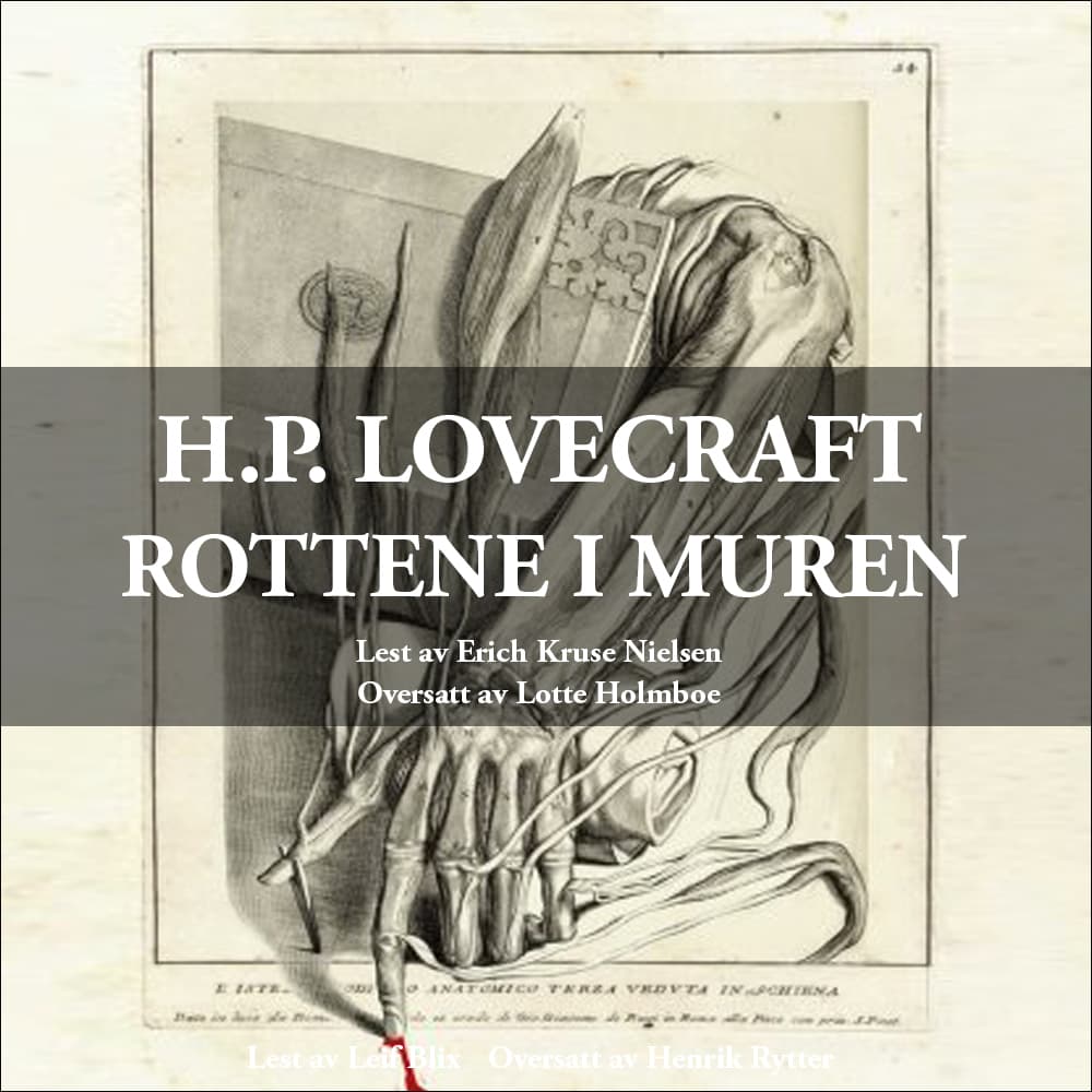 Omslag Rottene i muren av Howard Phillips Lovecraft (Lydbok)