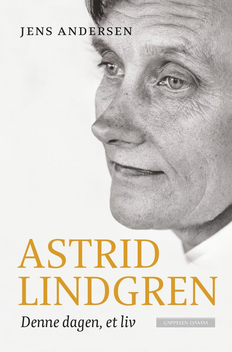 Omslag Astrid Lindgren av Jens Andersen (Innbundet)
