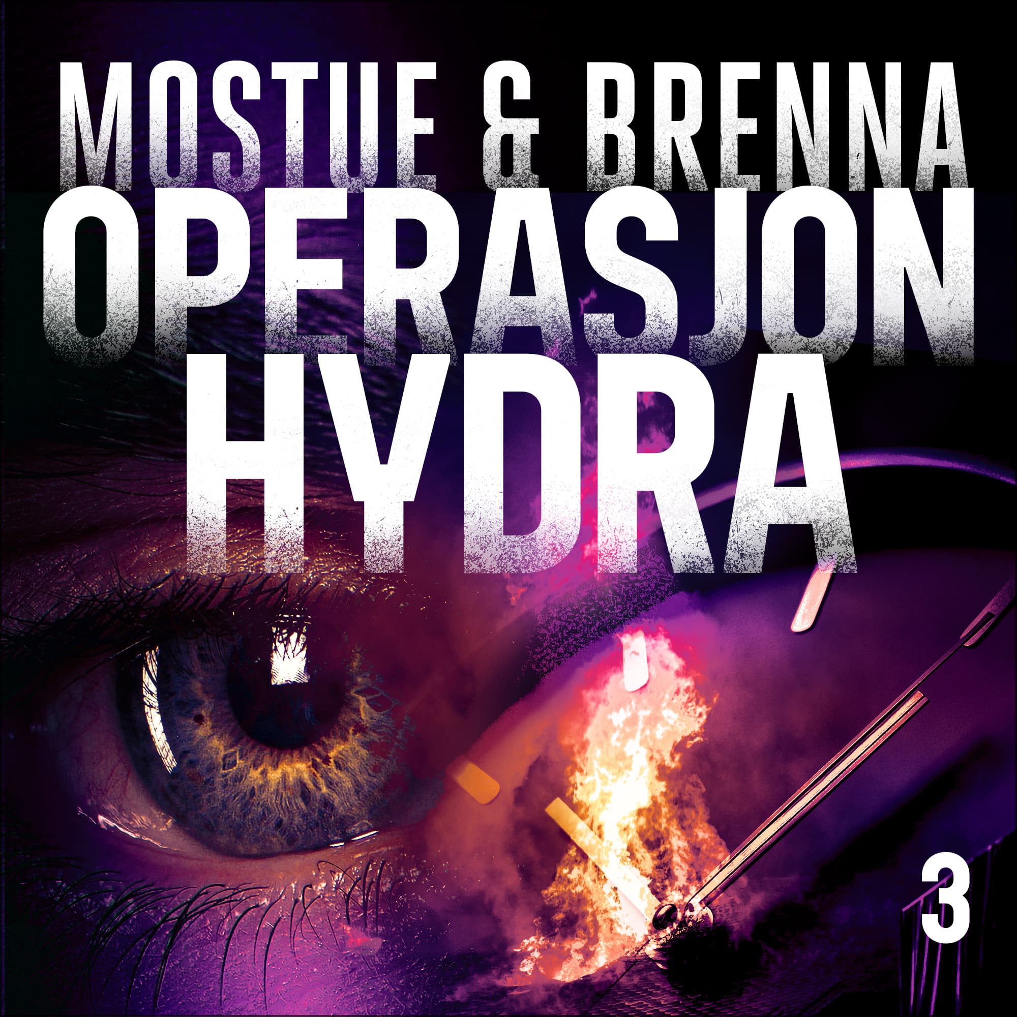 Omslag Operasjon Hydra av Johnny Brenna og Sigbjørn Mostue (Lydbok)