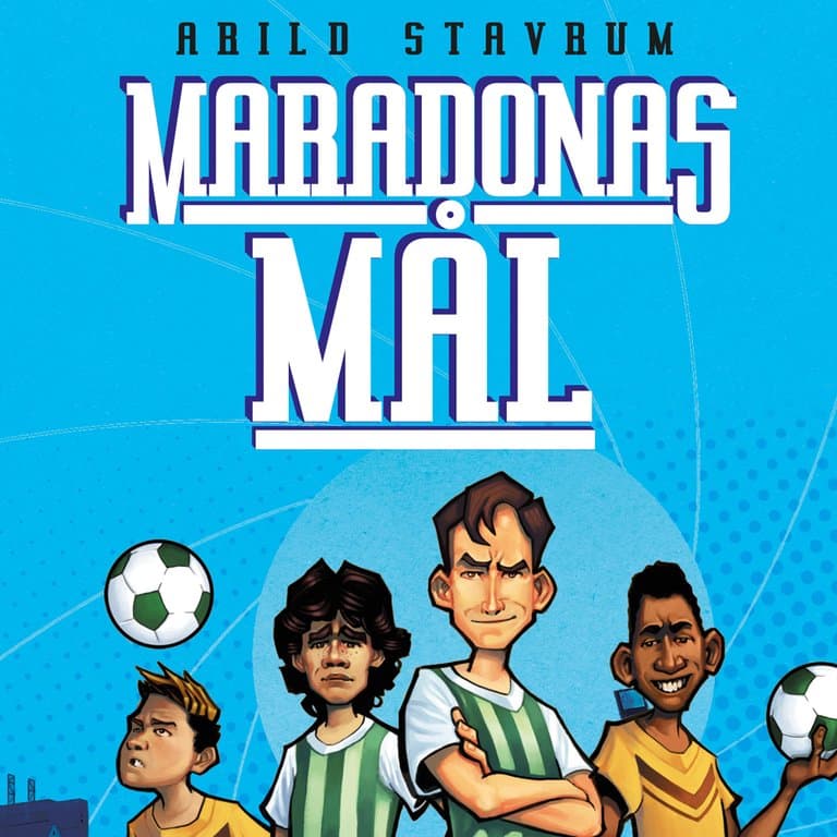 Omslag Maradonas mål av Arild Stavrum (Lydbok)