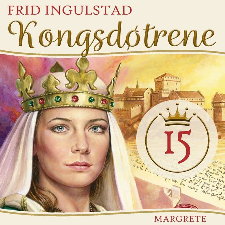 Omslag Kongsdøtrene - Margrete av Frid Ingulstad (Lydbok)