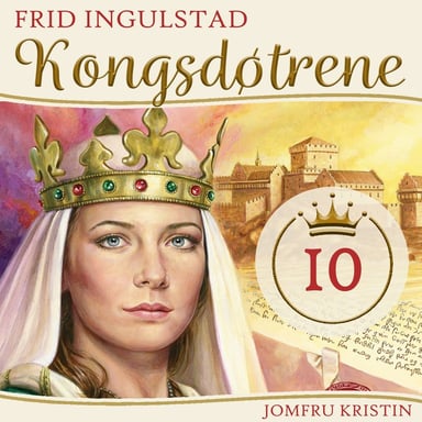 Omslag av "Kongsdøtrene - Jomfru Kristin"