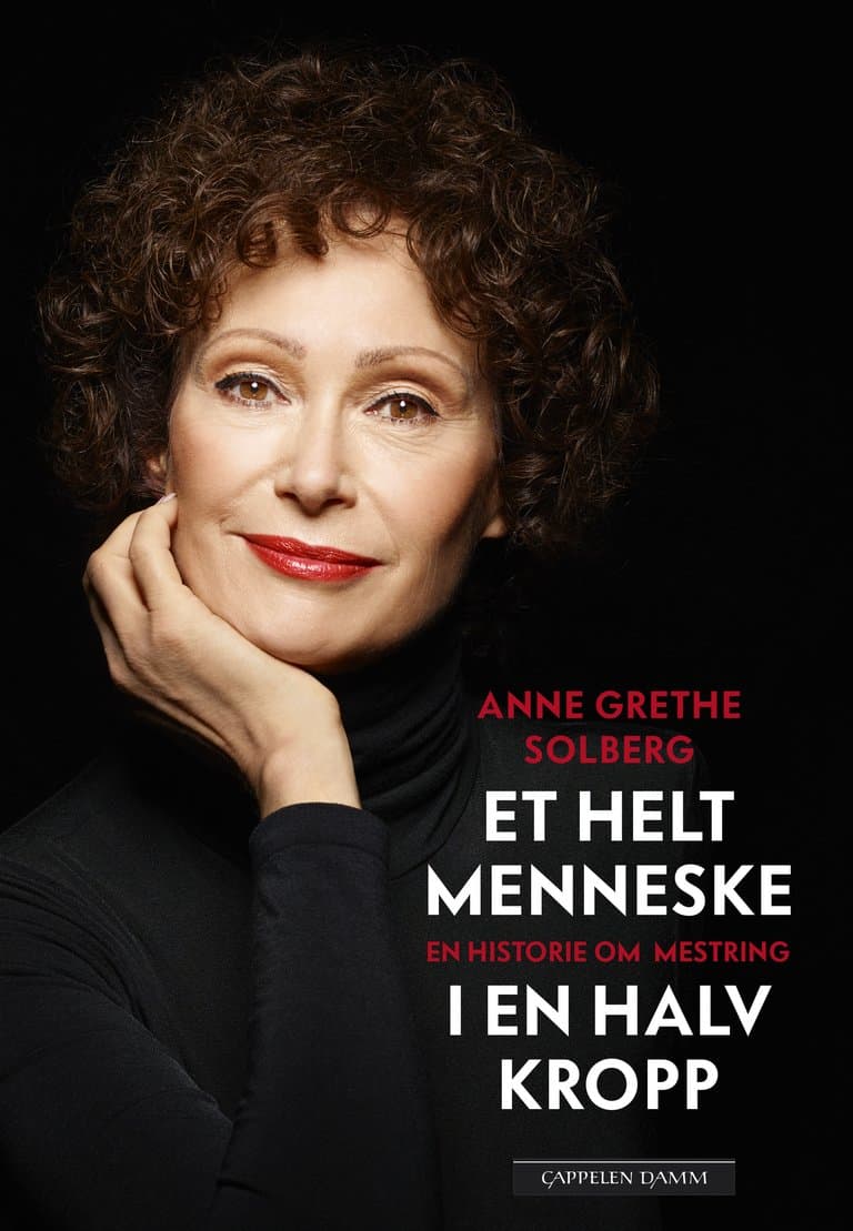 Omslag Et helt menneske i en halv kropp av Anne Grethe Solberg (Innbundet)