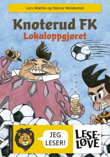 Omslag av "Leseløve - Knoterud FK - Lokaloppgjøret"