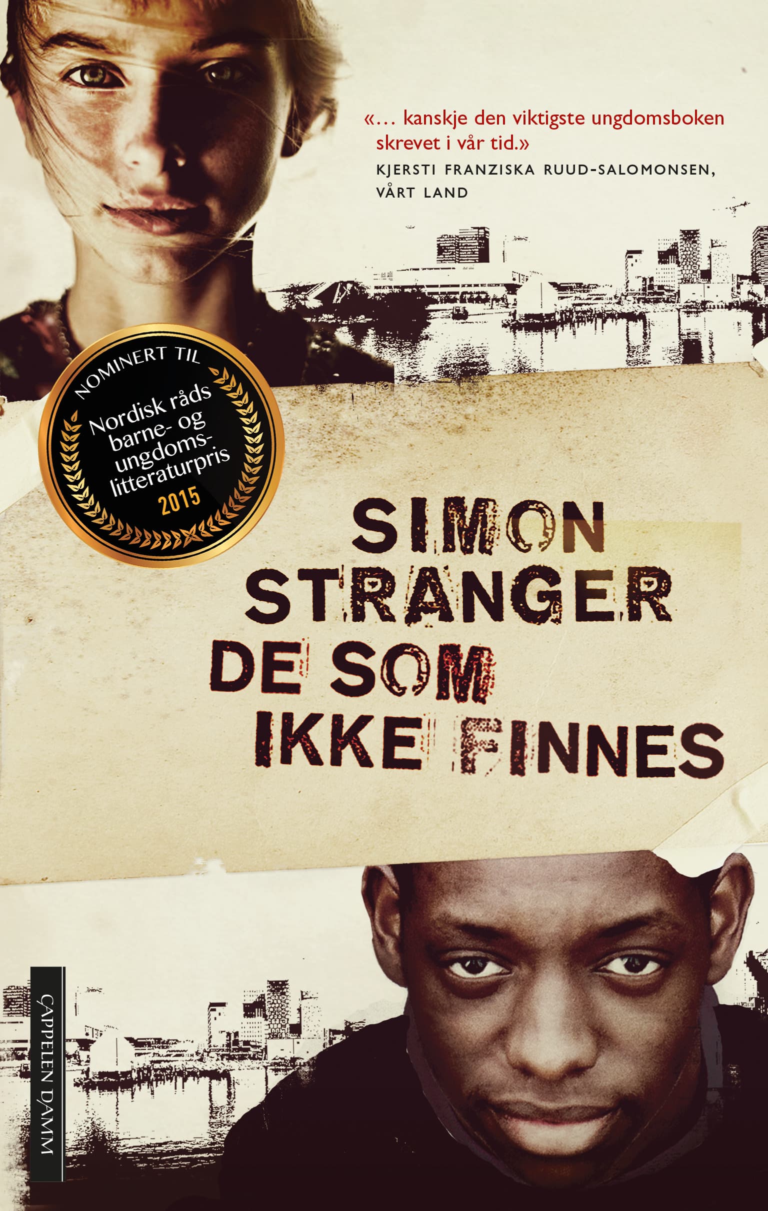 Omslag De som ikke finnes av Simon Stranger (Heftet)