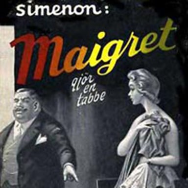 Omslag av "Maigret gjør en tabbe"
