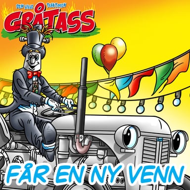 Omslag av "Gråtass får en ny venn"