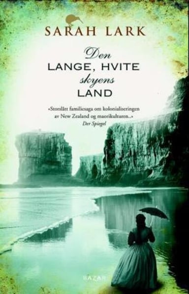 Omslag av "Den lange, hvite skyens land"