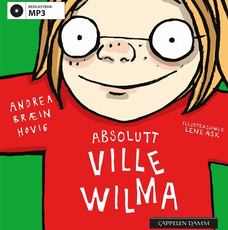 Omslag Absolutt Ville Wilma av Andrea Bræin Hovig (Lydbok)