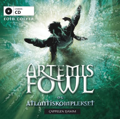 Omslag av "Artemis Fowl og Atlantiskomplekset"