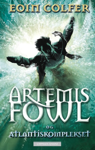 Omslag av "Artemis Fowl og Atlantiskomplekset"