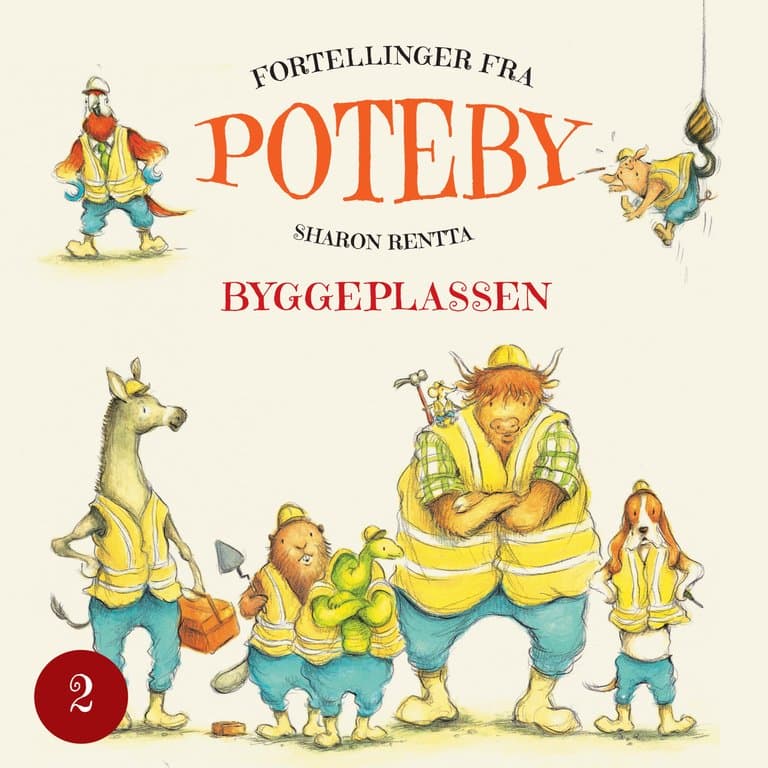 Omslag Poteby - Byggeplassen av Sharon Rentta (Lydbok)