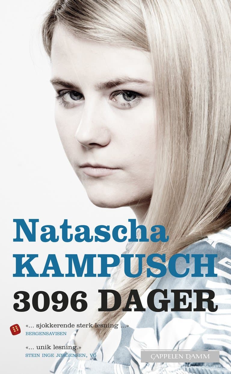 Omslag 3096 dager av Natascha Kampusch (Heftet)