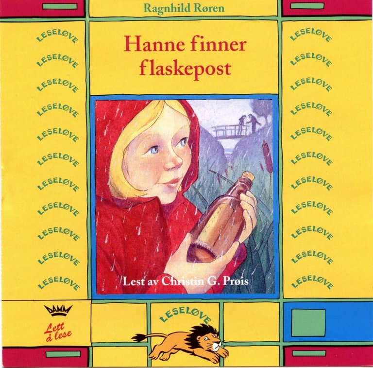 Omslag Hanne finner flaskepost av Ragnhild Røren (Lydbok)
