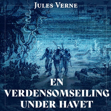 Omslag av "En verdensomseiling under havet"