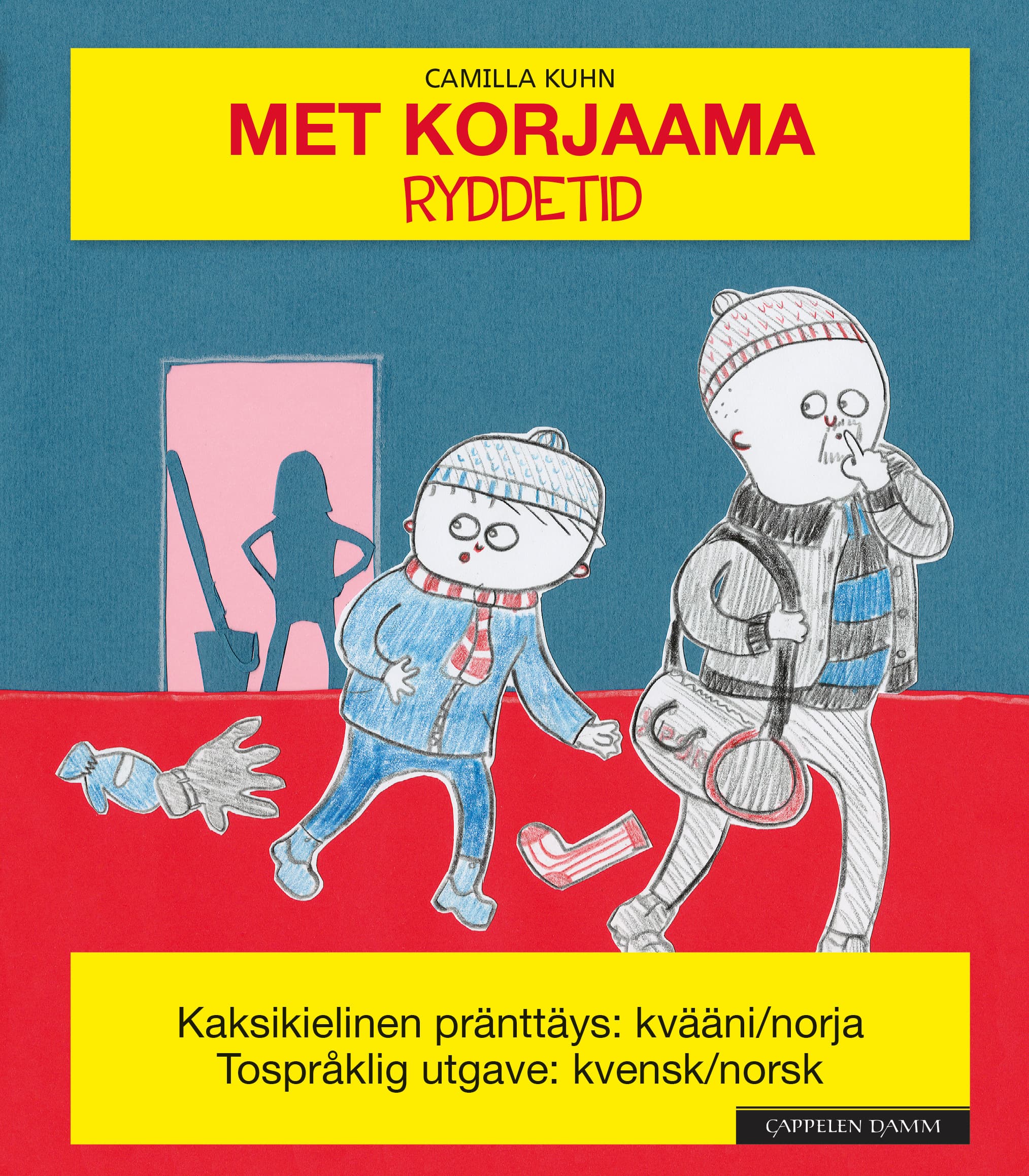 Omslag Ryddetid kvensk/norsk av Camilla Kuhn (Ebok)