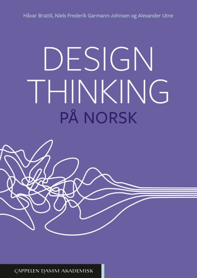 Omslag av "Design thinking på norsk"