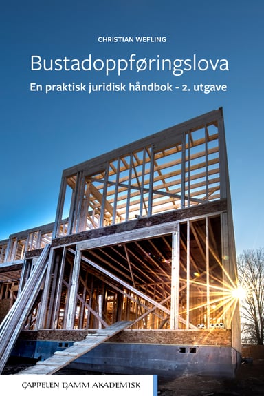 Omslag av "Bustadoppføringslova"