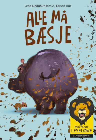 Omslag av "Min første leseløve - Alle må bæsje"