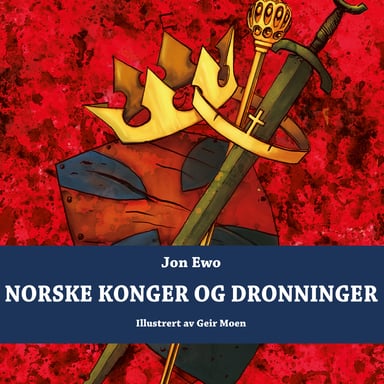Omslag av "Norske konger og dronninger"