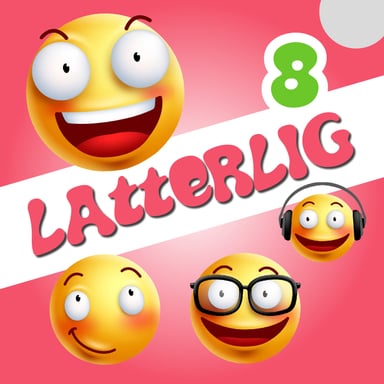 Omslag av "Latterlig 8"