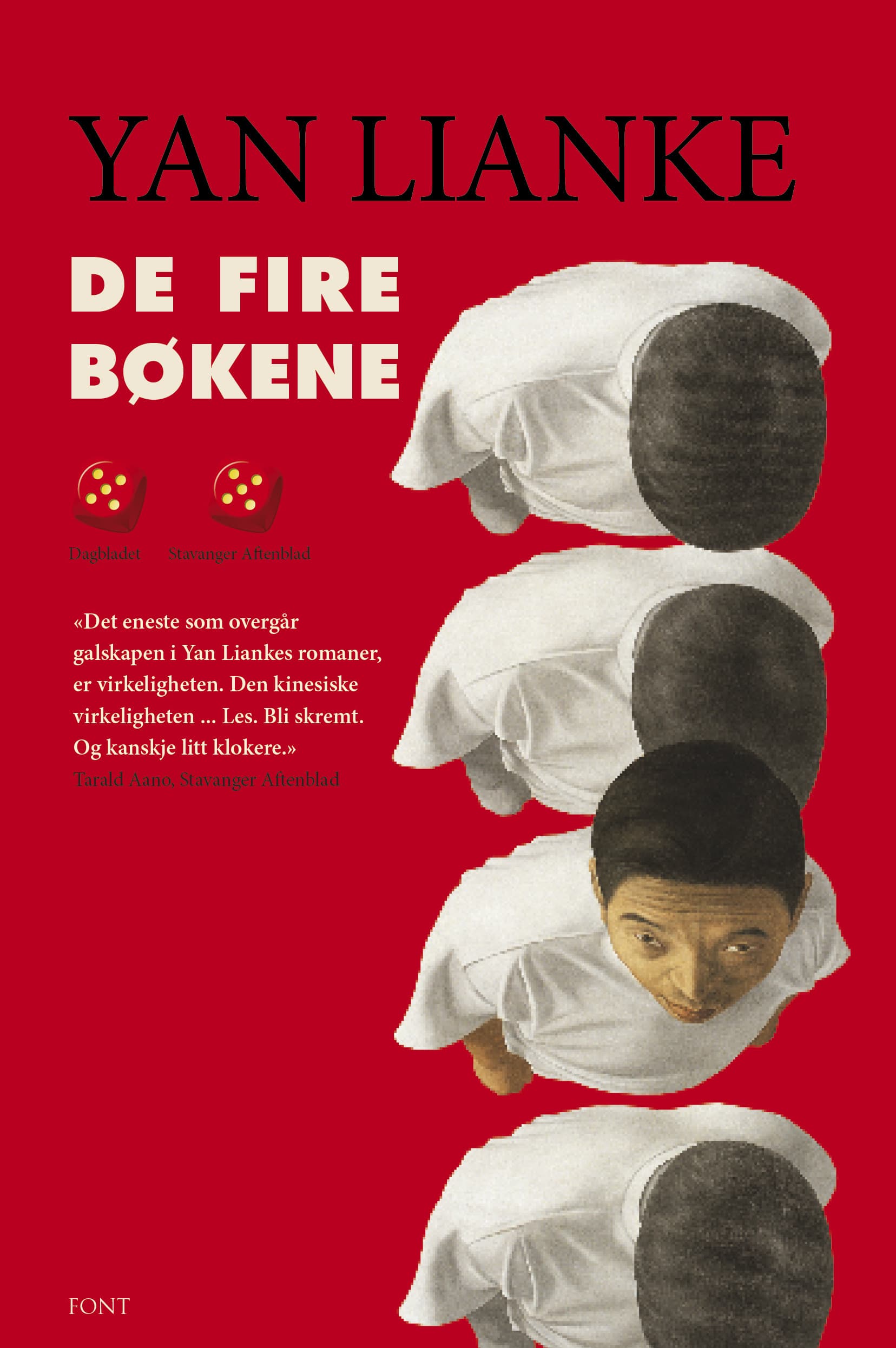 Omslag De fire bøkene av Yan Lianke (Heftet)