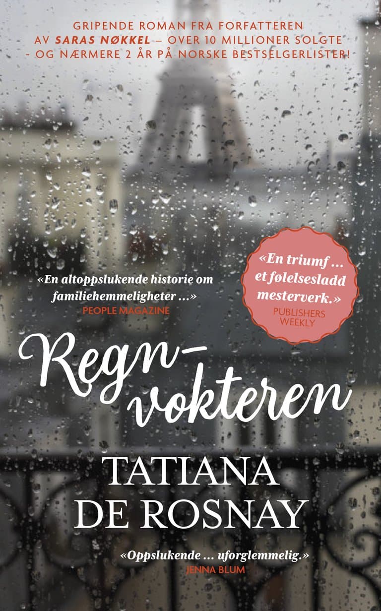 Omslag Regnvokteren av Tatiana de Rosnay (Heftet)