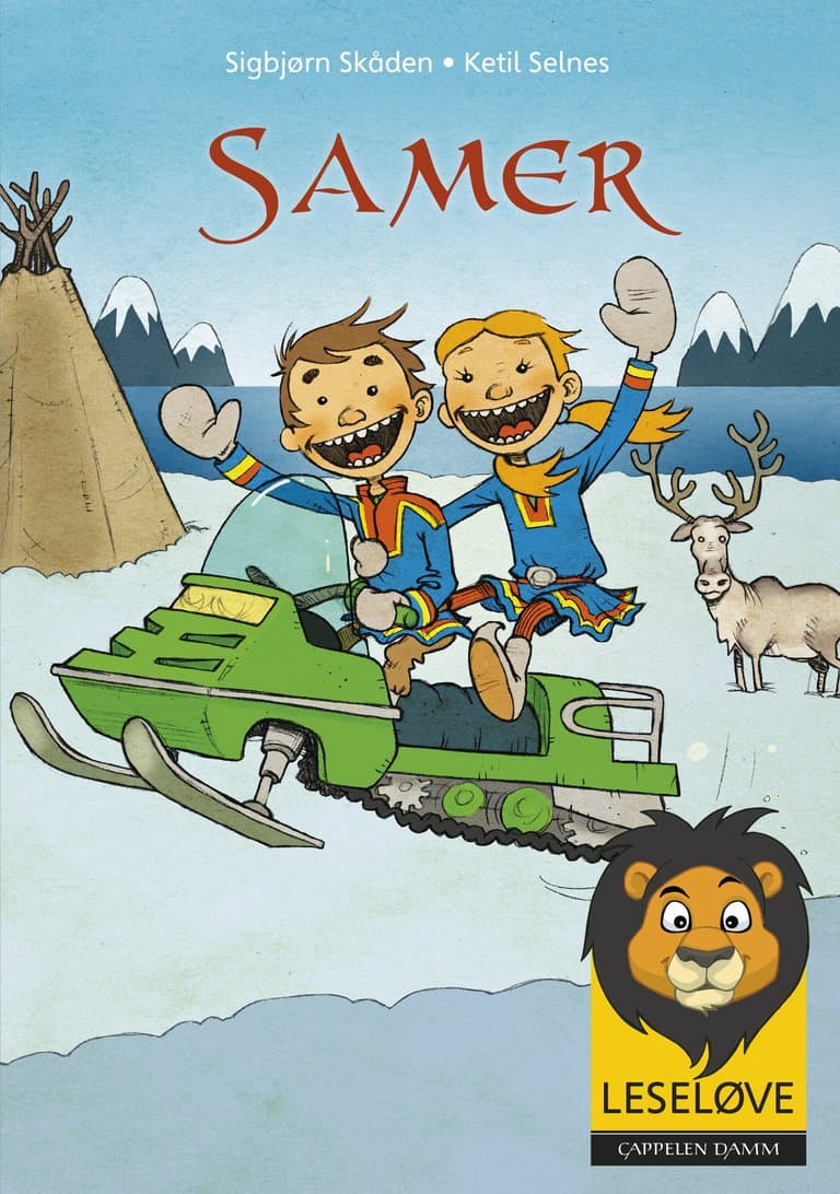 Omslag Leseløve - Samer av Sigbjørn Skåden (Innbundet)