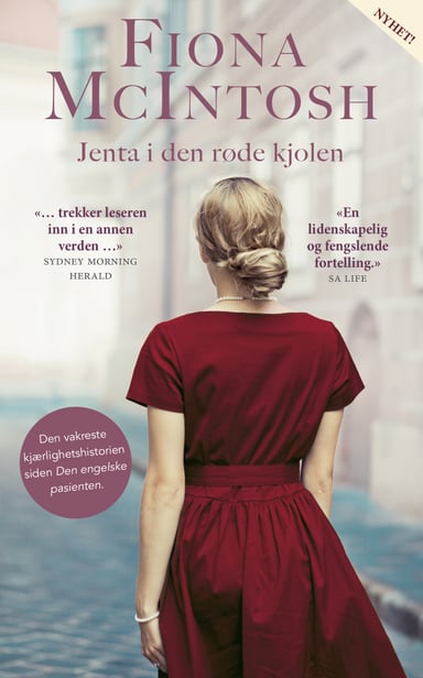 Omslag av "Jenta i den røde kjolen"