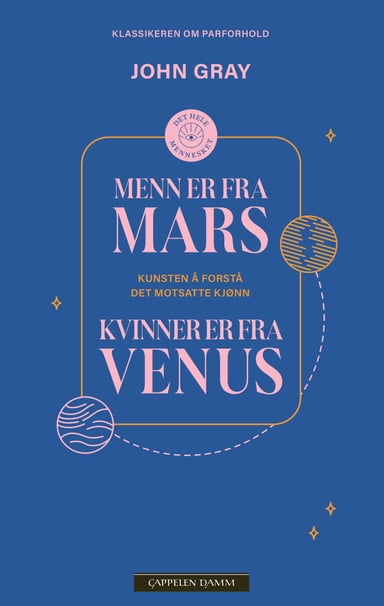 Omslag av "Menn er fra Mars, kvinner er fra Venus"