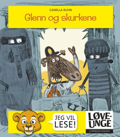 Omslag av "Løveunge - Glenn og skurkene"