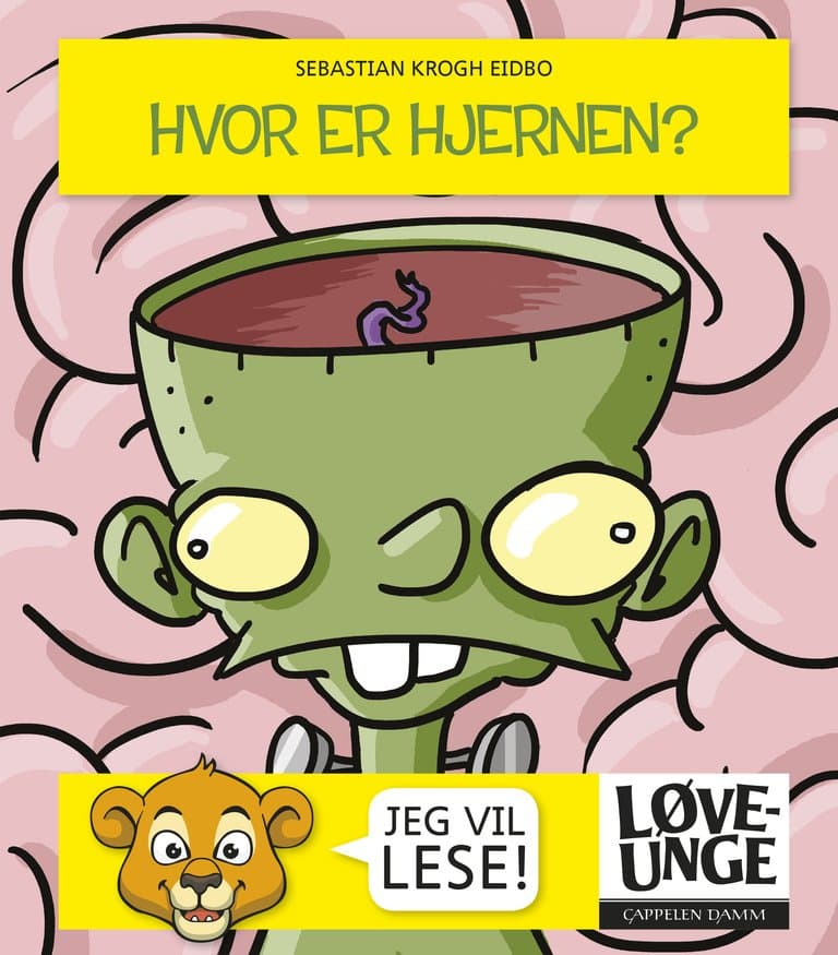 Omslag Løveunge - Hvor er hjernen? av Sebastian Krogh Eidbo (Ebok)