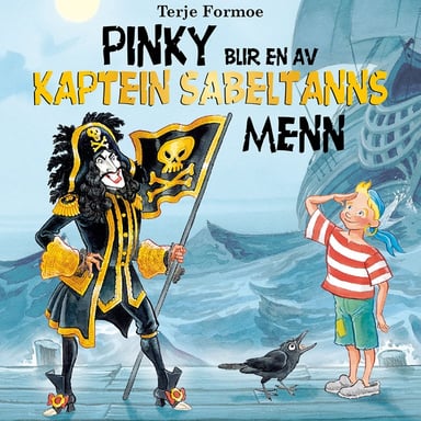 Omslag av "Pinky blir en av Kaptein Sabeltanns menn"