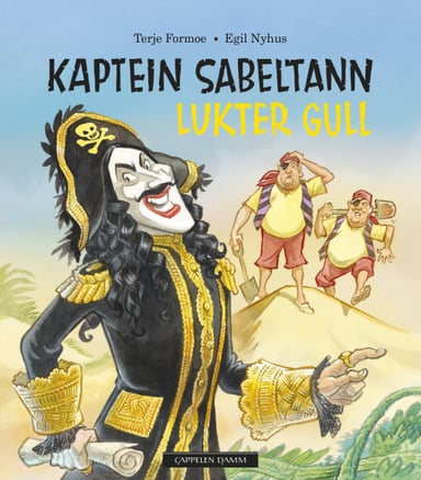 Omslag av "Kaptein Sabeltann lukter gull"