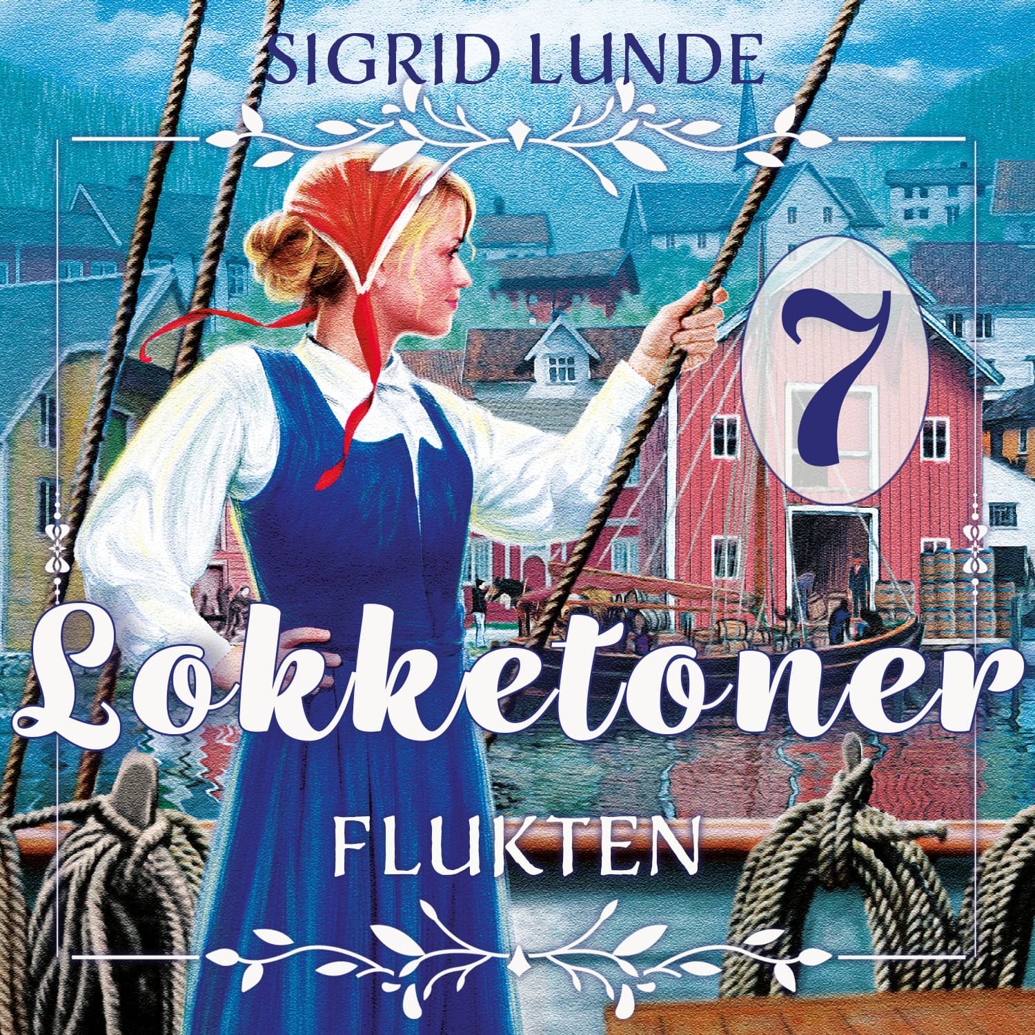 Omslag Flukten av Sigrid Lunde (Lydbok)